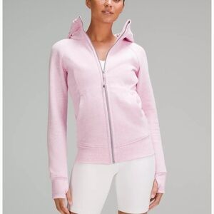 Lululemon Scuba Full-Zip Hoodie-pink